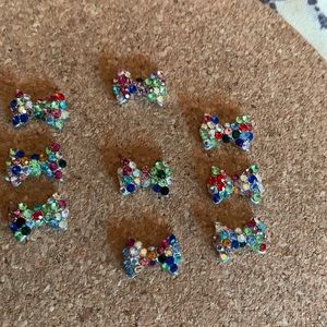 Rhinestone nail jewelry